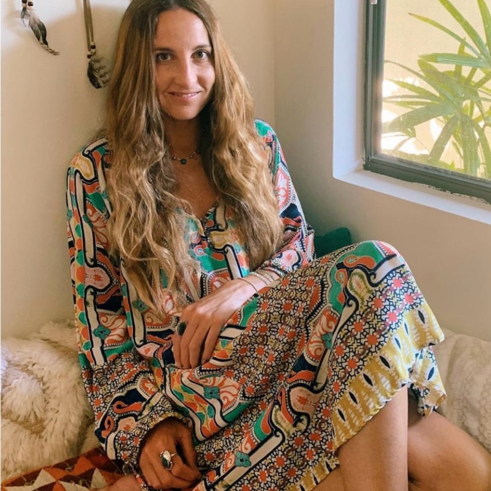 Tysa Designs Nomad Maxi Dress in “Palace” Print NWOT